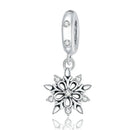 BAMOER Silver Charm Collection 925 Sterling Silver Dazzling CZ Beads fit Bracelets & Bangles Jewelry
