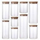 Birthday Candle Making DIY Jars Borosilicate Glass Seal Pot Canister Tea Pot Snacks Bottle Candy Storage Candle Jar Photophore