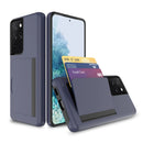 Candy Color Kartenfächer Business Case für Samsung Galaxy S21 Ultra S20 FE Note 20 S10 Plus 5G Hülle für S21+ Note 10 Plus