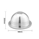 ICafilas Stainless Steel Reusable Vertuo Coffee Capsule (G1) For Nespresso Vertuoline Coffee Machine