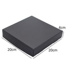 24Pcs Black Cardboard Packaging Boxes  Jewelry  Boxes Multiple Sizes Aircraft Gift Box Black Handmade Soap Packaging Boxes