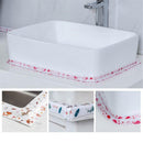 3,2Mx3,8CM Wasserdichtes Waschbecken-Dichtungsband PVC Selbstklebend Schimmelfest Wandaufkleber für Küchenherd Toilettenspalt