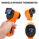 HW550 Digital Infrared Thermometer Non-Contact Laser-Point Industrial Pyrometer Temperature Gun -50~550℃(-58~1022℉) IR Thermomet