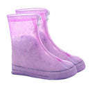 Herren Damen Überschuhe für Regen Flache Stiefeletten Abdeckung PVC Wiederverwendbare Rutschfeste Abdeckung für Schuhe Mit Interner Wasserdichter Schicht