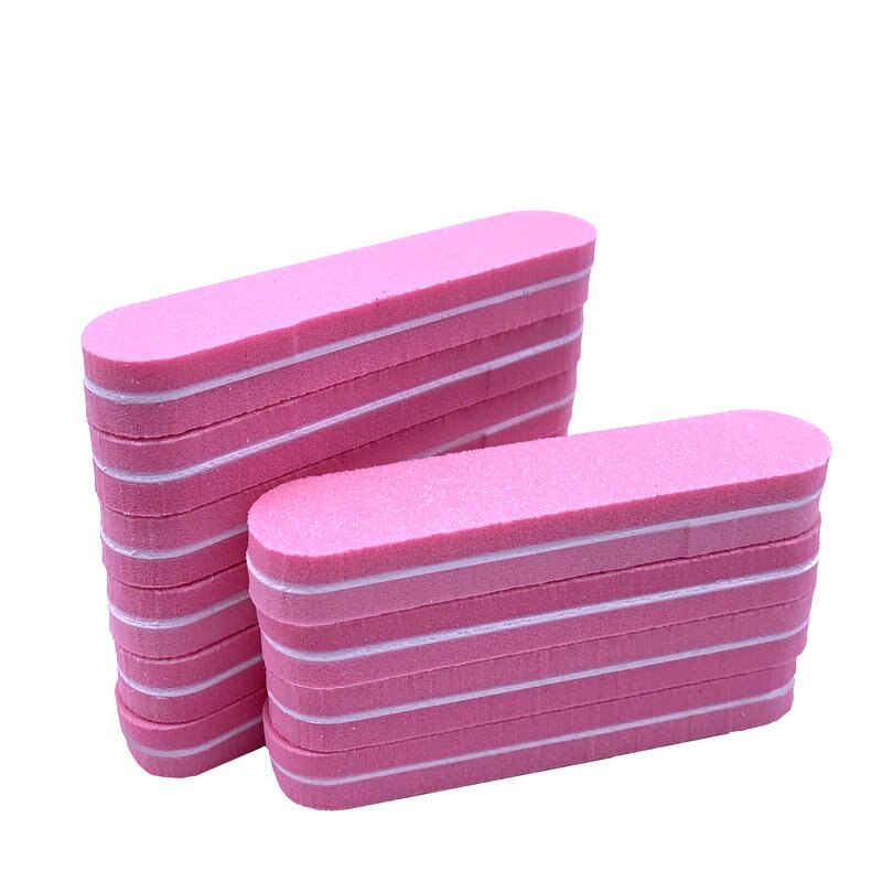 120Pcs/Lot Nail File Choose Buffer Block 100/180 Washable  Grinding Polishing Portable Beauty Professional Manicure Strong Thick