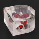 PC Water Cooling Flow Meter 3 Impeller G1/4 Thread Acrylic Flowmeter Indicator for Computer Water Cooling System Accessories