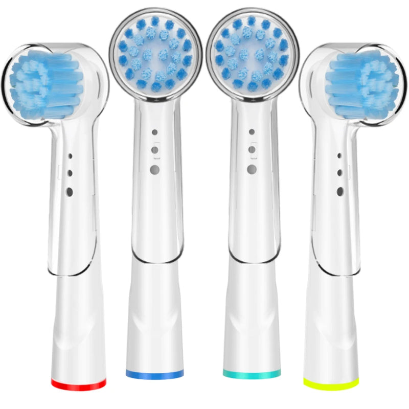 Replacement Toothbrush Heads with Protecting Covers for Oral B Electric Toothbrush to Keep Healthy Brushing and Hygienic Storage