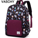 VASCHY Kinderrucksack Schultaschen für Kinder Kindergarten Vorschule Rucksack Cartoon Rucksack für Mädchen Jungen mit Brustgurt