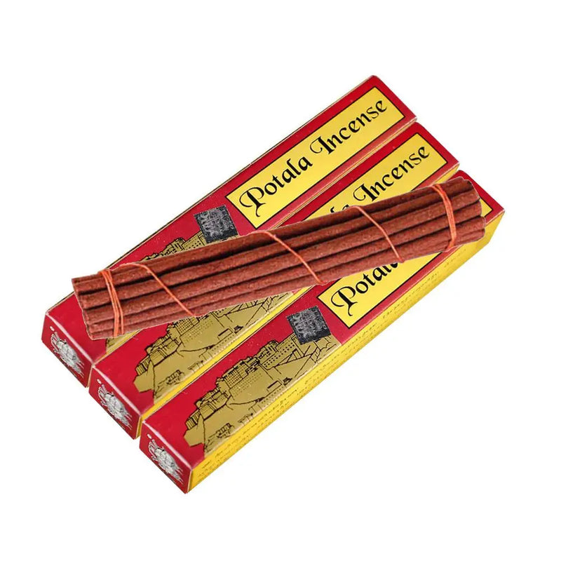 Natural Potala Tibetan Incense Stick 6/10 Inch Handmade Incense Home Interior Fragrance Herbs Tibet Traditional Aromatherapy