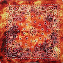 New Fashion Hip Hop 100% Cotton Bandana Square Scarf handkerchief Gradient Paisley print For Women Men Unisex headband 55*55cm