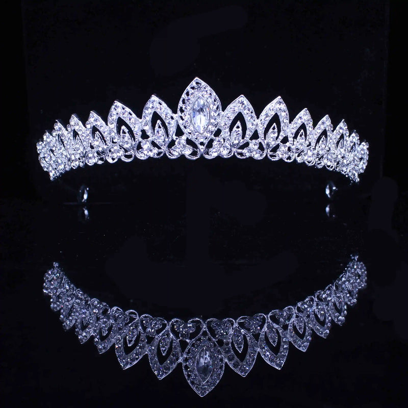 8 Designs Crystal Wedding Bridal Tiara Crown For Women Prom Head Diadem Hair Ornaments Wedding Bride hair Jewelry accessories