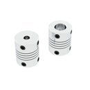 GKTOOLS Aluminium CNC Motor Jaw Shaft Coupler Flexible Coupling OD 20x25mm Dropshipping 2/3/3.17/4/5/6/6.35/8/9/9.5/10mm