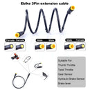 BAFANG Motor Cable Hydraulic Brake Gear Shift Sensor Display Brake Speed Extension Cable USB Programming EB-BUS 1T4 1T2 Cable