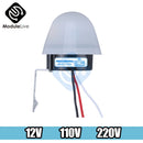 AS-20 DC 12V AC 110V 220V 10A Waterproof Sensitive Auto Photo Switch On/Off Photocell Street LED Light Switch Sensor Switch Tool