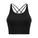 SHINBENE UPATED 2.0 Gym-Lauftops Damen Weiche Nylon Fitness Yoga Sport-BHs Tops Anti-Schweiß Gepolsterter Workout-BH