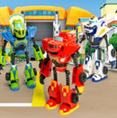 Heißer Verkauf Anime Figur Blaze Monster Machines Cartoon Kunststoff/Legierung Verformter Auto Modell Actionfiguren Spielzeug Kinder Geburtstagsgeschenke
