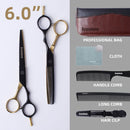 Brainbow 5.5' /6.0' Professional Hair Scissors Japan Hairdressing Barber Scissors Thinning Cutting Shears Haircut Hair Style