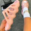 2020 new Home slippers women/men summer fashion skull thick bottom increase indoor couple home soft bottom sandals