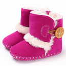 Cute Autumn Winter Infants Shoes Baby Girl Boy Bow Knot Baby Boots Casual Sneakers Non-slip Soft Soled Walking Shoes