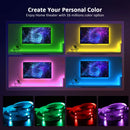 ColorRGB, LED-Lichtstreifen 10M 15M, Musiksynchronisation Farbwechsel RGB LED-Streifen 24-Tasten-Fernbedienung, APP-Steuerung, SMD5050, Für TV PC Zuhause