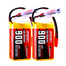 Sunpadow 2S Lipo Battery 900mAh 1350mAh 7.4V 20C 25C Soft Pack with JST XT30 Plug for RC Airplane Quadcopter Helicopter 2packs