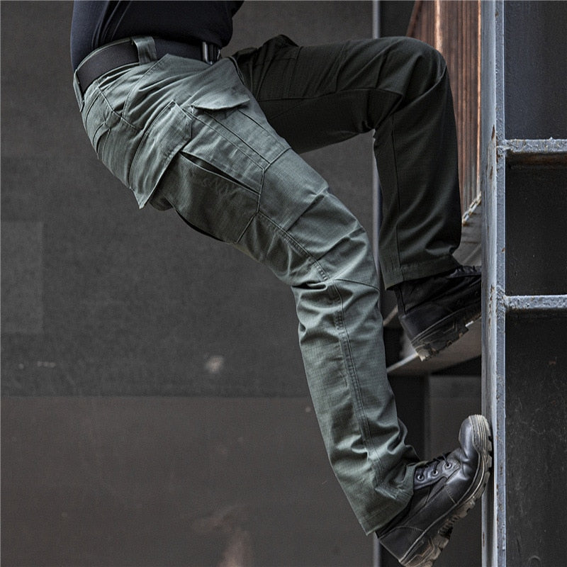 Multi-pocket Tactical Pants Men Waterproof Combat Joggers Male SWAT Cargo Anti-Pilling Stretch Work Trousers Hombre Size S-2XL