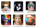OPHIR DIY  Face Painting Neon Fluorescent  Makeup Drawing for Halloween Body Paint Pigment 30g/Set 13 Colors for Choose RT011