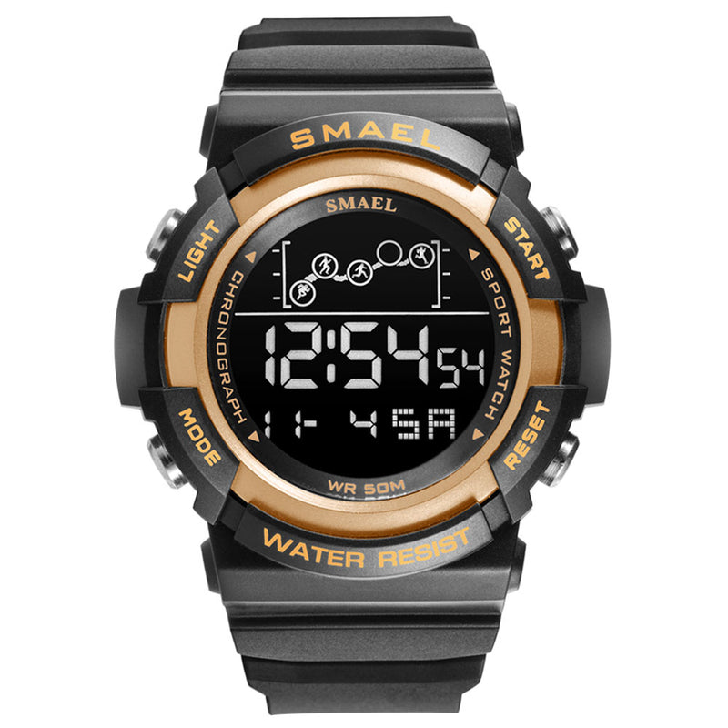 SMAEL Sports Digital Watch for Men Waterproof Clock Top Luxury Brand Military Watches Mens Dual Time Stopwatch Date Wristwatch