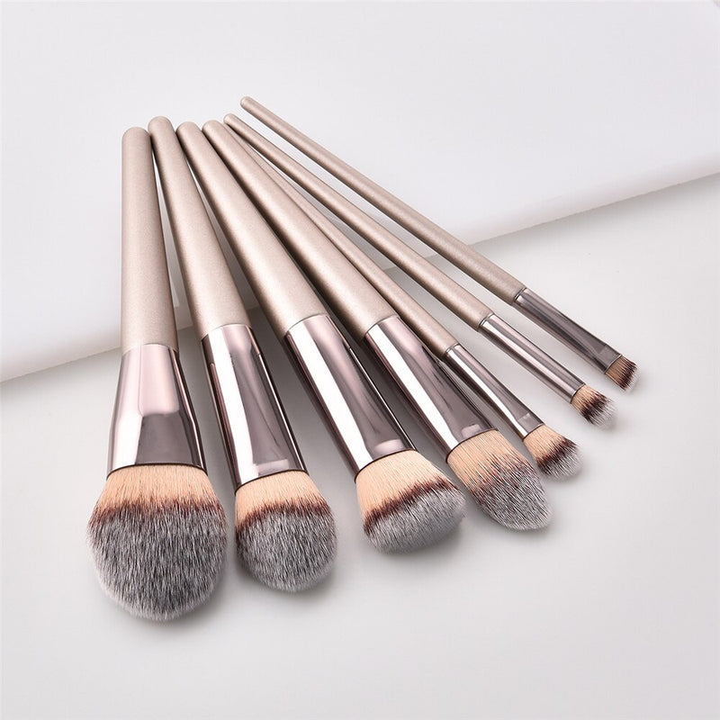 FLD 5/10pcs Super Soft Desiger Makeup Brushes Foundation Powder Blush Eyeshadow Blending Cosmetic Set Tools Brochas Maquillaje