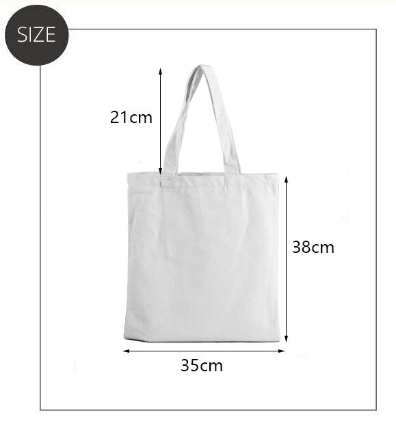 Harajuku Cool Graphic Ladies Handbags Canvas Tote Bag Ulzzang Kawaii Women Shoulder Shoper Bags Harajuku Chic Bag