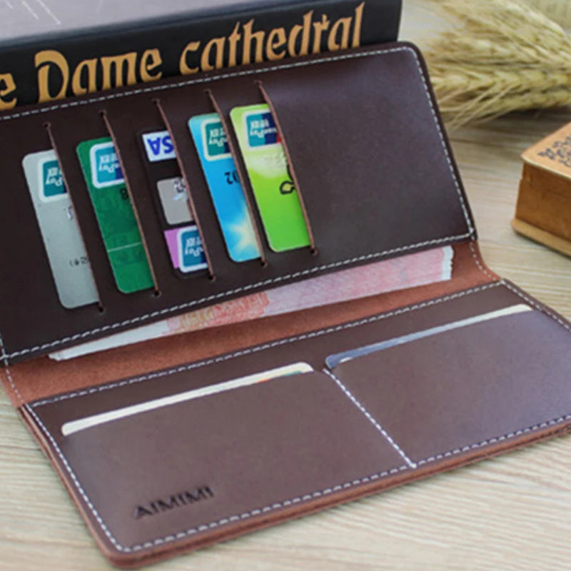 6PCS/SET Acrylic Leather Template Business Long Wallet Template Leather Craft Pattern Stencil Durable Tools for Wallets Making