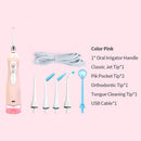 Electric Oral Irrigator Dental Water Flosser 3 Mode USB Rechargeable Family Travel Use Waterproof Water Jet Floss Teeth Cleaner