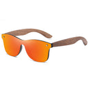 GM Walnut Wooden Sunglasses Women Brand Designer Retro Wood Sun Glasses For Men Mirror Shades Fashion Oculos Gafas De Sol