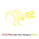 Geometrische Tyrannosaurus Wandaufkleber Dinosaurier Wandtattoos Für Babyzimmer Deko Wandkunst Schlafzimmer Geschenk Für Kinderzimmer Deko