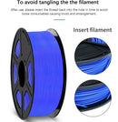 SUNLU PETG 1KG 3D Filament 1.75MM 5Rolls Arranged Neatly No Knots No Bubble Bright Color Exo-Friendly Good Toughness