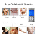 TENS EMS Gerät, 8 Modi, digitales Handgerät, beste Schmerzlinderungsmaschine für Nacken, Rücken, Lendenwirbel, Muskelstimulator Therapie, Körpermassagegerät