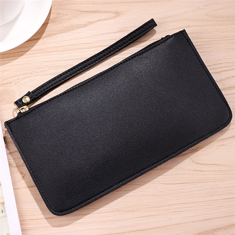 New Fashion Pu Leather Women Wallet Clutch Women&