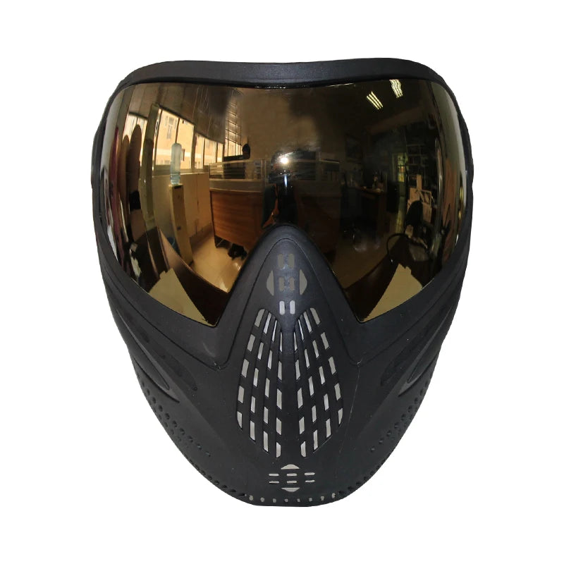 Spunky Tactical Paintball Mask or Airsoft Mask with Double Layers Colorful Lens Goggle