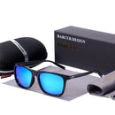 BARCUR Polarized Sun glasses for Men Aluminum Legs Sunglasses Polarized PC Frame Vintage Night Male Driving Glasses Women