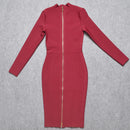 The Allure | Long-Sleeve Bandage Bodycon Dress