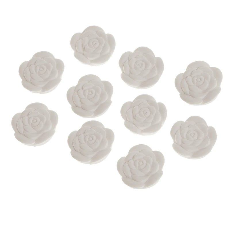 10pcs Rose Aroma Fragrance Stone Solid Essential Oil Diffuser Air Fresheners