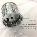 Solar Powered LED Light Bulbs garden Outdoor waterproof hanging Clear Bulbs Patio Fairy String Light Christmas Wedding decoratio