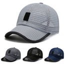 Summer Mesh Breathable Baseball Cap Men Outdoor Fishing Sun Hat Women Casual Sport Sunscreen Visor Caps