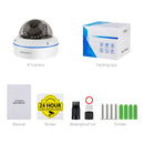 MISECU Super HD 5MP 4MP H.265 Surveillance IP POE Camera Audio Microphone Dome Indoor Security Home Camera Metal Email Push P2P