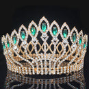 Crystal Queen Hochzeit Tiara Krone Braut Festzug Haarschmuck Barock Diadem Kopfschmuck Damen Braut Kopfschmuck Accessoires