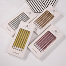 6pcs/box Long Pencil Cake Candle Safe Kids Birthday Party Wedding Cake Candle Supplies Cake Decorations Candles 4 Colors