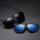 VIVIBEE 2024 Polarisierte Piloten-Sonnenbrillen zum Aufklipsen für Herren, photochromatisch polarisiert, Damen-Sonnenbrille mit Farbwechsel für Nachtfahrten