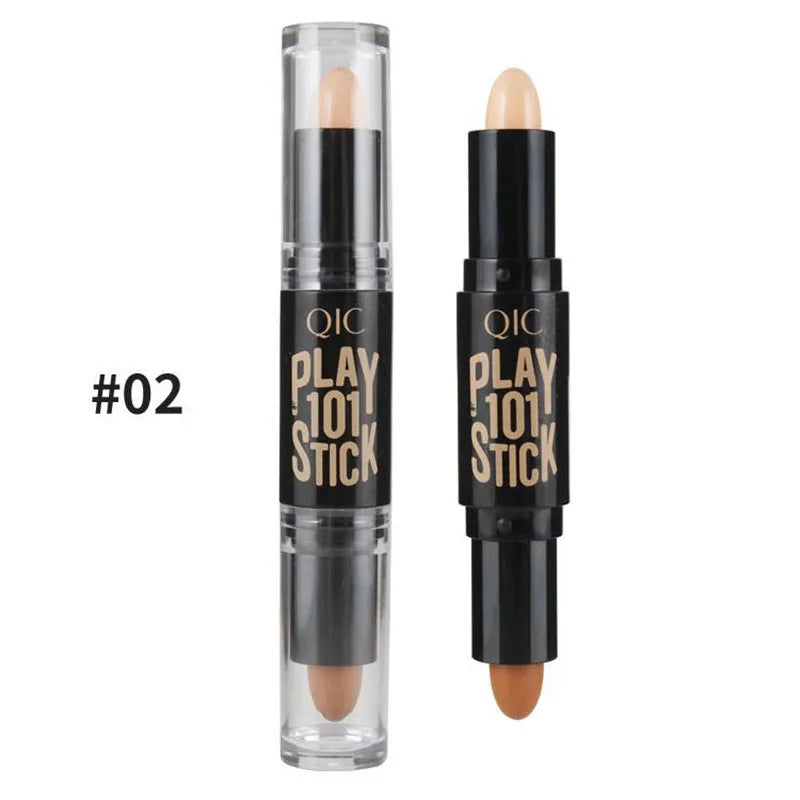 Lady Facial Highlight Foundation Base Contour Stick Beauty Make Up Face Powder Cream Shimmer Concealer Camouflage Pen Makeup