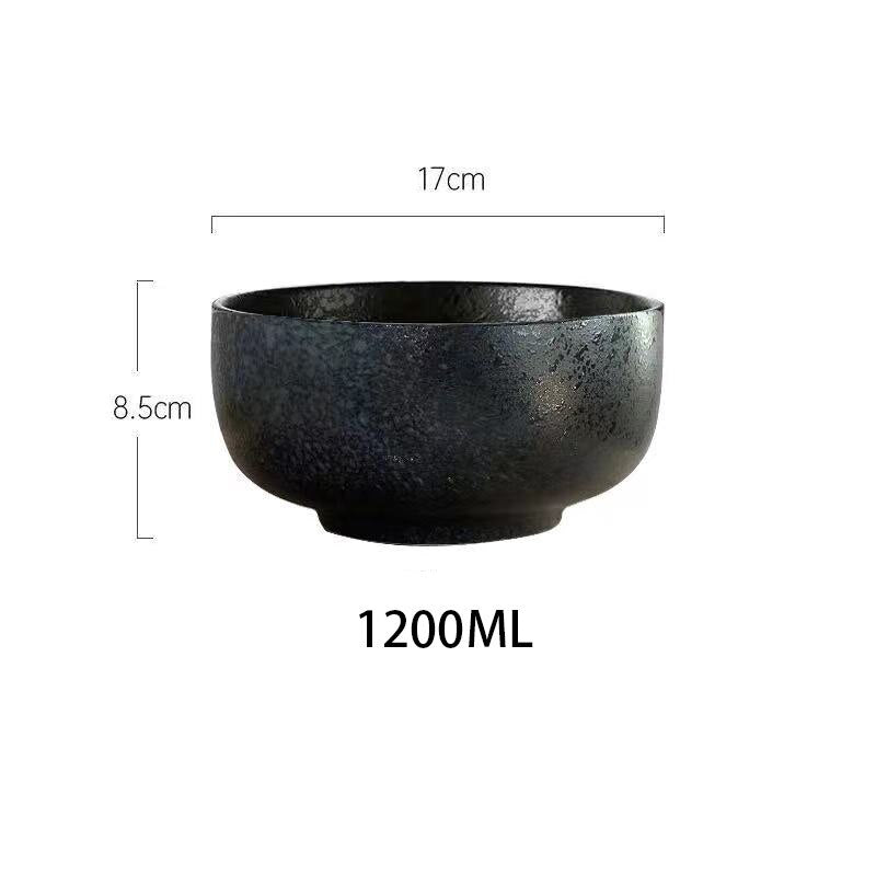 FANCITY Creative Noodle Wrist, Large Ramen Bowl, Ceramic Millet Porridge Bowl, Noodle Bowl, Beef Soup Noodle Bowl