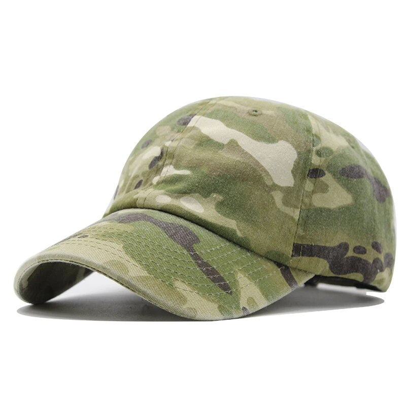 Men's Women's Classic Men Military Caps Adjustable Army Camouflage Sun Hats Outdoor Sports Camping Style Chapeu